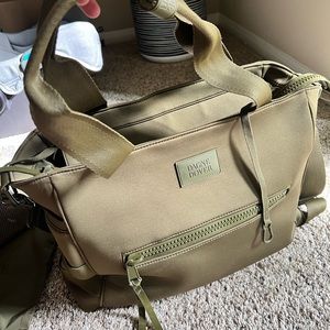 Dagne Dover Wade Diaper Bag in dark moss